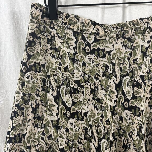 Orvis Vintage Cottagecore Floral Reversible Feminine Midi Skirt Womens M - Picture 5 of 8